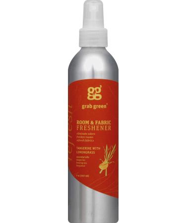 Grab Green Naturally-Derived, Phthalate-Free Room & Fabric Freshener, Red Pear with Magnolia, 7 Ounce Bottle Tangerine with Lemongrass 7 Ounce