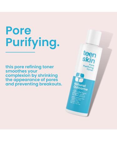 Natural Outcome Skin Care Acne Clarifying Face Toner for Teens - Salicylic Acid Astringent - Clear Acne & Purify Pores - 6.7 oz - Buy Online on SooperMarket.com