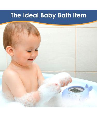 Waterproof Floating BPA-Free Digital Baby Bath Thermometer with Mute Alarm - Bath Time Toy - Buy Online on SooperMarket.com