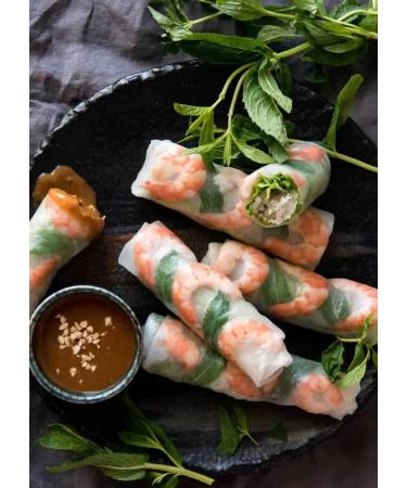 CNMART Bamboo Tree Vietnamese Rice Paper Round 22 cm 340g Great for Spring Roll GOI Cuon Banh Trang (Pack of 10) - Buy Online on SooperMarket.com