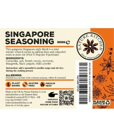 Nature Kitchen Singapore Seasoning (Mild) 500g - Gluten-Free & Vegan Cooking Blends - Buy Online on SooperMarket.com