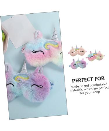 3pcs Unicorn Eye Patch Set - Travel and Sleeping Eye Mask, Animal Eye Shades and Blindfold for Chrismas Gifts - Buy Online on SooperMarket.com