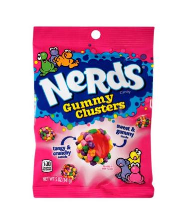 Nerds Gummy Clusters Chewy Candy 5 Oz (141g) Bag