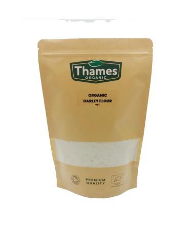 Organic Barley Flour 1kg - Non-GMO High in Fiber and Nutrients - No Additives Preservatives or Bleaching Agents - Perfect for Baking and Cooking - Thames Organic
