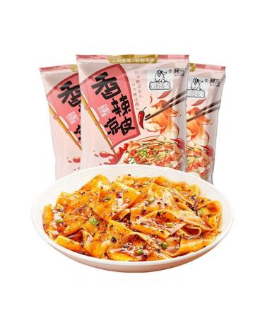Red oil noodles Sesame paste noodles 110g/bag Alley noodles Dormitory fast food noodles with cold noodles Net red instant noodles with instant noodles (Spicy cold skin 5 bag)
