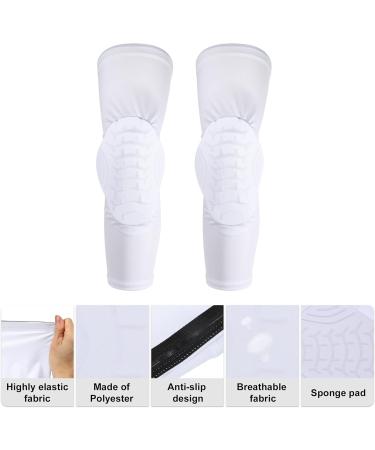 Vocoste Knee Brace for Men & Women - 2 Pack Knee Support for Meniscus Tear Arthritis & Joint Pain | Ideal for Running & Sports | White L - Buy Online on SooperMarket.com