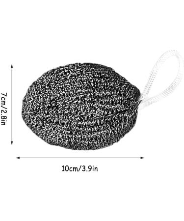 Stainless Steel Sponges Scrubbers | Hangable Kitchen Cleaning Metal Dish Scrubber Cleaning Brush For Pots Non-Stick Pot Steel Wire Ball Heavy Duty Dish Scrubber Stainless Steel - Buy Online on SooperMarket.com