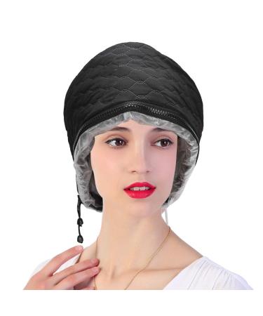 Electric Hair Heating Hat - Hot Oil Treatment & SPA Nourish Care | Adjustable Temperature | Soft PU Material - Deep Conditioning Hair Care - Buy Online on SooperMarket.com