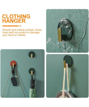 STOBAZA 12 Pcs No Punching Sticky Hook Wall-Mounted Towel Rack 5.3X5.3X2CMx3pcs As Shownx3pcs - Buy Online on SooperMarket.com
