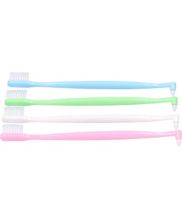 4PCS Orthodontic Toothbrush Set - Double-Ended Interspace Toothbrush for Braces & Teeth Cleaning - International Shipping Available - Buy Online on SooperMarket.com