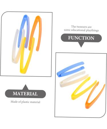 SAFIGLE 20pcs Plastic Tweezers for Kids - Short Hair Child Tweezers for Emergency Kit - Safe and Durable Accessories - Buy Online on SooperMarket.com