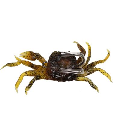 3Pcs 3D Simulation Crab Soft Lures with Sharp Double Hooks for Sea Fishing - Style3 - Buy Online on SooperMarket.com