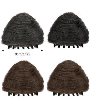 BEALIFE Exquisite Workmanship Cat Ear Claw Clip Hair Extension Increase Hair Volume Fluffy Cow Horn High Temperature Fiber Dark Brown - Buy Online on SooperMarket.com