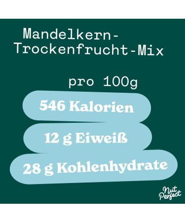 Nut Perfect Almond-Kokos Mango-Mix | Tropical Fruity Snack | Natural & Organic | Bio-Mango Bio-Coconut Spanish Almonds | 100g - Buy Online on SooperMarket.com