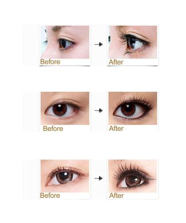 Waterproof 12ml Lash Mascara for Natural Lengthening and Thickening - Long-Lasting, Quick Drying Eyelash Makeup - Buy Online on SooperMarket.com