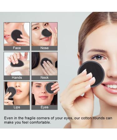 LOPHE Reusable Makeup Remover Pads 24 Pcs - Eco-Friendly Bamboo Charcoal Pads with Laundry Bag - Face Cleaning Puff for All Skin Types - Gift for Women - Buy Online on SooperMarket.com