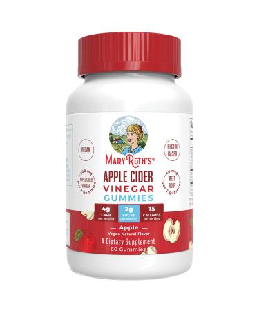 Mary Ruth's Apple Cider Vinegar Gummies 60 CT