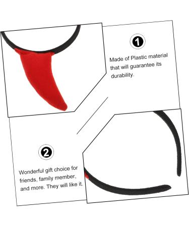 ABOOFAN Horn Headband Halloween Headbands for Women Halloween Horns Headband Cow Horn Headdress Devil Costume for Women Ladies Devil Costume Devil Cosplay Costume Plastic Props Photo Child - Buy Online on SooperMarket.com