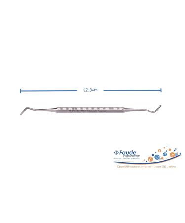 Faude Corner Lifter - Professional Stainless Steel Foot Care Instrument for Ingrown Toenails & Nail Cleaning (12.5cm) - Buy Online on SooperMarket.com