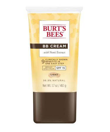 Burt's Bees BB Cream with SPF 15, Light, 1.7 Ounce (Pack of 1) - Package May Vary