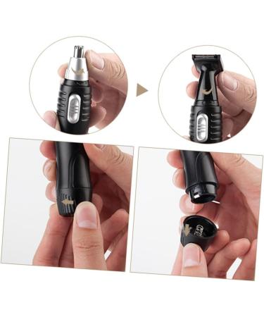 Beavorty 2-in-1 Waterproof Nose Hair & Beard Trimmer for Men | Precision Grooming Tool & Pig Hair Scraper - Buy Online on SooperMarket.com