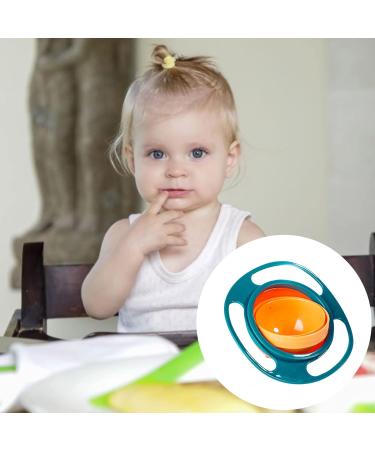 Magic Gyro Bowl for Babies - 360 Rotating Spill-Proof Feeding Bowl with Lid | Creative & Cute Design for 6+ Months - Buy Online on SooperMarket.com