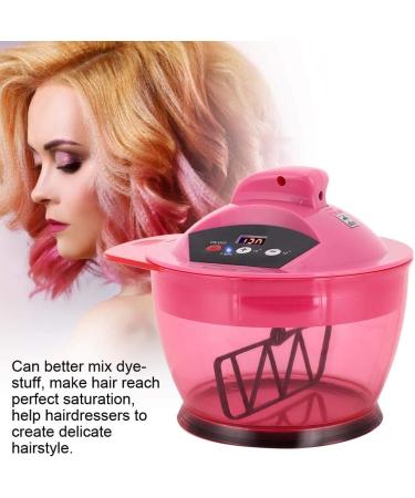 Electric Hair Coloring Bowl - Rose Red Dye Mixer for Salon-Quality Results - Buy Online on SooperMarket.com