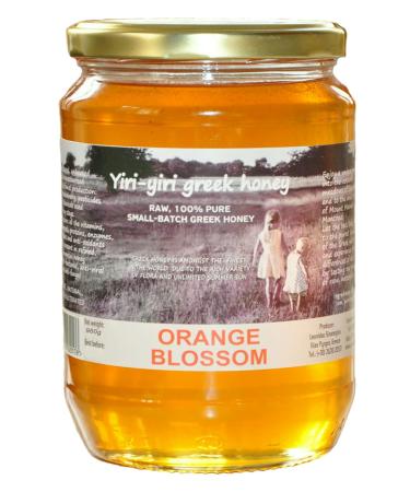RAW Greek Honey 100% Pure - Orange Blossom 960g - from The Remote Meadows and Orange Groves of Ilia and Argos