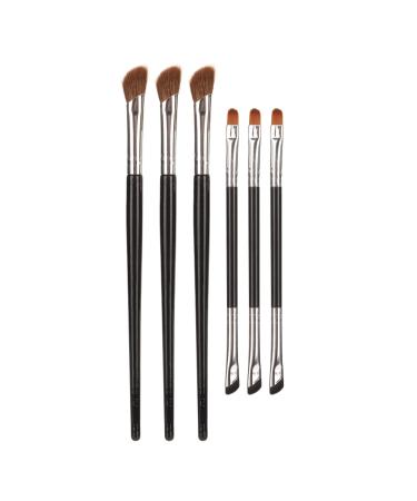 Dual Ended Skin Friendly 6Piece Set Nose Contour SHADOW Makeup Brushes Professional Kit