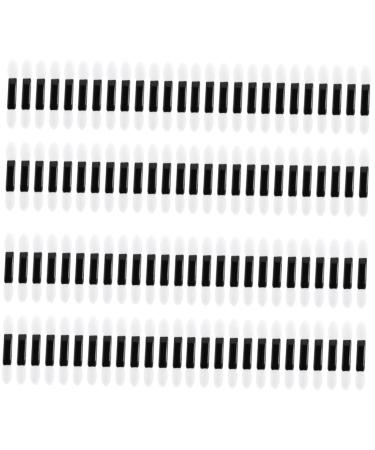 Baluue 400 Pcs Women Eyeshadow Brush Eyeshadow Sponge Double Sided Eyeshadow Brush Eye Makeup Brushes White