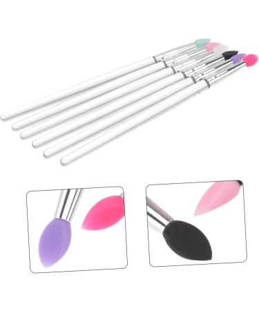 Gogogmee 6pcs Eye Shadow Brush Makeup Cosmetic Eyeshadow Brush Make up Silicone Brush - Buy Online on SooperMarket.com