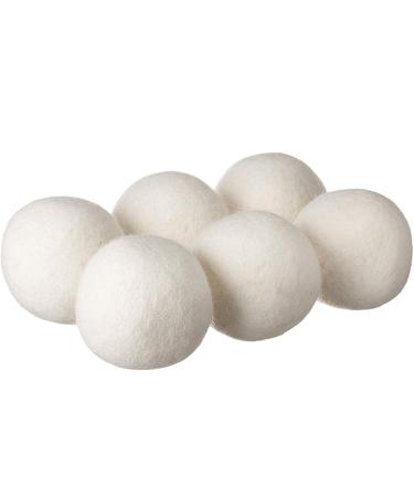 100% NATURAL & HANDMADE WOOL DRYER BALLS Eco-Friendly Reusable Laundry Essentials Saves Drying Time Laundry Balls (6)