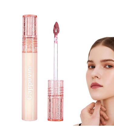 Vigcebit tinted lip gloss |Water gloss mirror lip glaze-moisturizing moisturizing lip glaze lip oil with shimmering shine relieves dry lips 06# liye magician