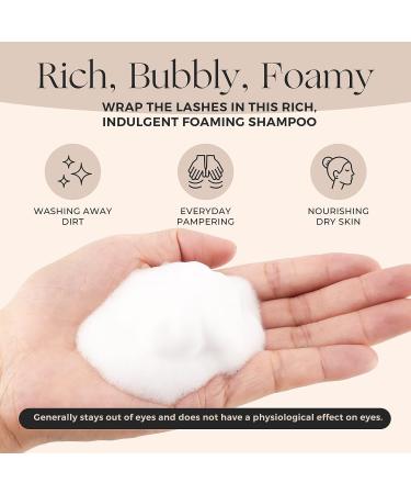 LASHVIEW Eyelash Extension Cleanser 50ml - Gentle Foaming Formula for Home and Salon Use - Buy Online on SooperMarket.com