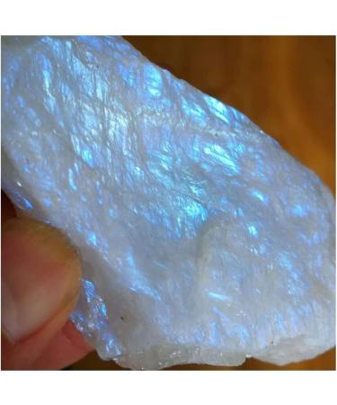 100g Rare Rough Natural White Moonstone Raw Gemstone Specimen Reiki Crystal Home Decoration Beautiful FZUGEDRLI - Buy Online on SooperMarket.com