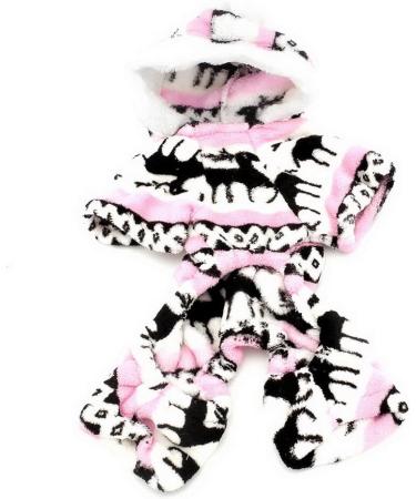 Shop Ranphy Soft Velvet Reindeer Hoodie for Small Dogs & Cats - Cozy Jumpsuit for Puppies (30cm Back 42cm Chest) - Unisex Pet Clothing - Buy Online on SooperMarket.com