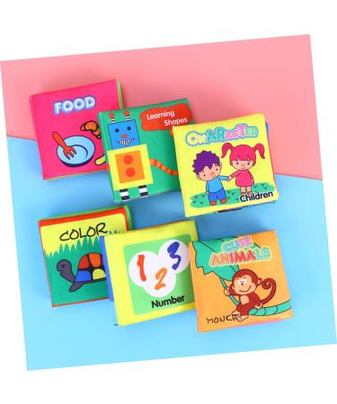 Buy iBasenice 12 Pcs Toy Cloth Book - Children's Animal Reading Material - Soft Safe & Engaging Baby Books - International Shipping Available! - Buy Online on SooperMarket.com