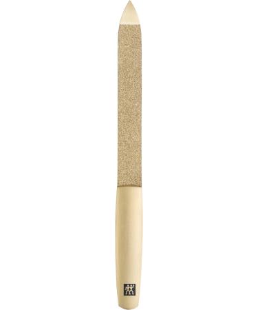 Twin nail file form file double -sided made of stainless steel for fingers and toenails nail care premium gold edition 130 mm gold 130 mm