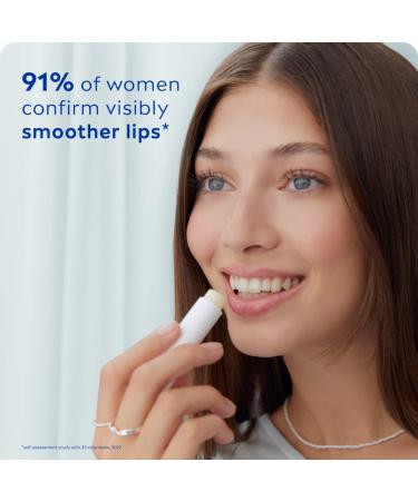 NIVEA Hyaluron Moisture Plus Lip Balm (5.2g) - Hyaluronic Acid Formula for 24H Moisture and Smooth Lips - Buy Online on SooperMarket.com