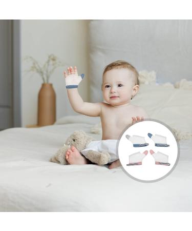 KALLORY 2 Pairs of Baby Stop Thumb Sucking Gloves  Thumb Sucking Stop Baby Finger Sucking Stopper Finger Guard for Kids 11.5x6.5x0.5cm - Buy Online on SooperMarket.com
