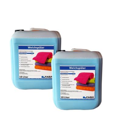 FABA fabric softener blue 2x10 L in canisters