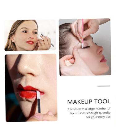 Buy NOLITOY 300 Pcs Cotton Swab Eyebrow Brush & Lip Makeup Wands - Disposable Applicators with Wooden Handle for Flawless Lipstick & Mascara Application | International Shipping Available - Buy Online on SooperMarket.com
