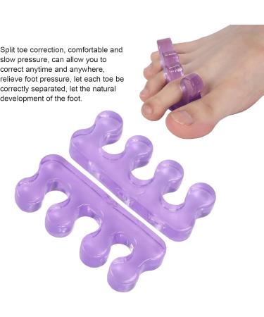 Pack of Purple Silica Gel Toe Separators Bunion & Hammer Toe Relief Stretchers | Best Toe Straighteners - Buy Online on SooperMarket.com