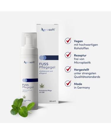 Aerosoft Foot Care Gel Cream Formula 100 ml - Buy Online on SooperMarket.com