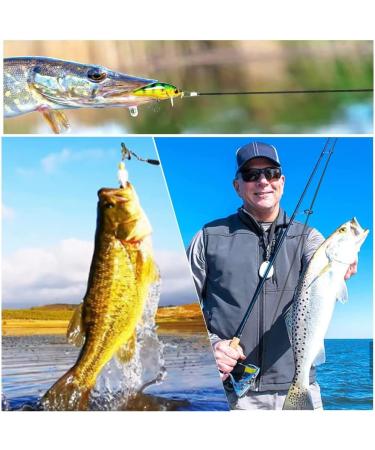 30-Piece Stainless Steel Fishing Leader Set | Anti-Bite Steel Wire for Predatory Fish | Durable Fishing Line & Compartment Cable - Buy Online on SooperMarket.com