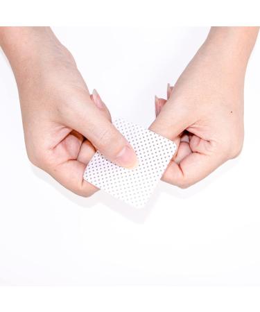 1080PCS Lint Free Nail Wipes - Non-Woven Polish Remover Pads for Nails & Eyelash Extensions - Soft Lint Free Wipes in Pink & White Case - Buy Online on SooperMarket.com