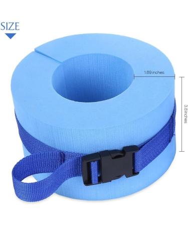 WYSRJ 2 PCS Foam Water Exercise Cuffs Set - Blue | Ankle & Arm Belts for Swimming Fitness - Buy Online on SooperMarket.com