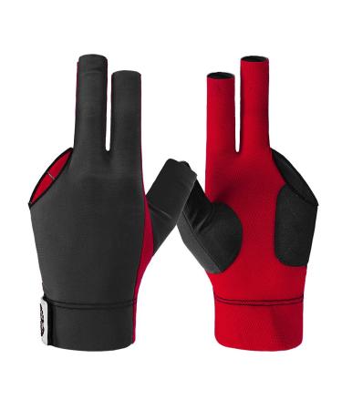 Bulletproof Billiard Glove - Pool Billiards Snooker for Men and Women. Right or Left XS S/M L XL XXL S/M (Left Bridge Hand)