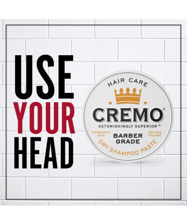 Cremo Barber Grade Dry Shampoo Paste - Refresh Hair Without Water 4 Oz | Buy Online for International Shipping - Buy Online on SooperMarket.com