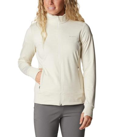 Columbia Weekend Adventure Full Zip Jacket - Medium, Chalk Heather-Legacy - Buy Online on SooperMarket.com